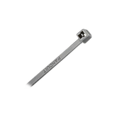 Cincho de Nylon 6.6, Color Gris, 290 mm largo x 3.7mm ancho, sección transversal intermedia, 1000pz